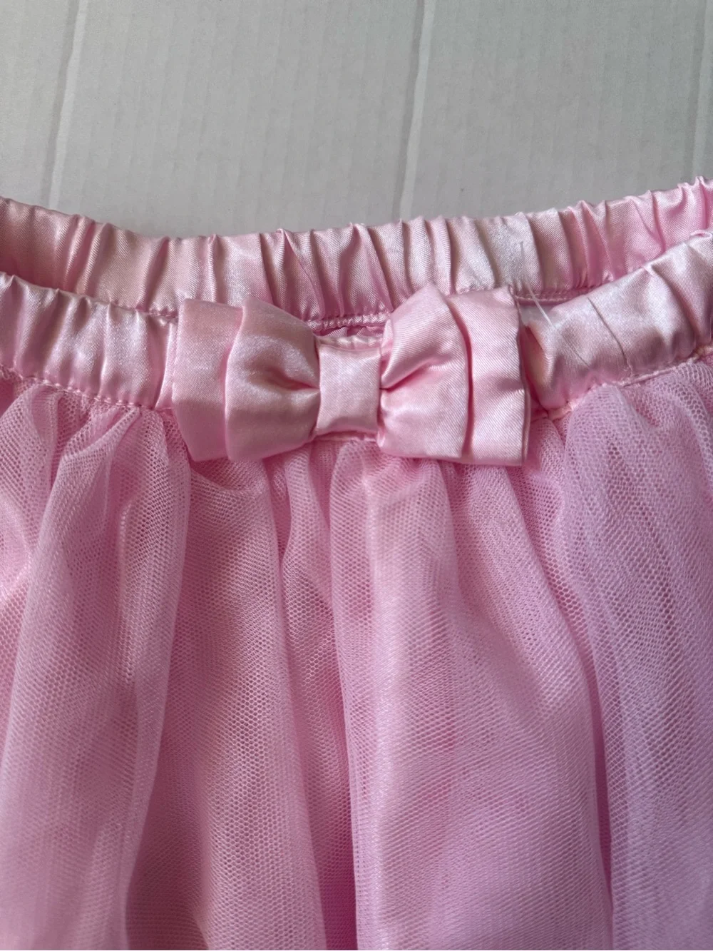 Gymboree Pink Tulle Ballet Skirt with Bow